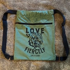 Life is Good back pack